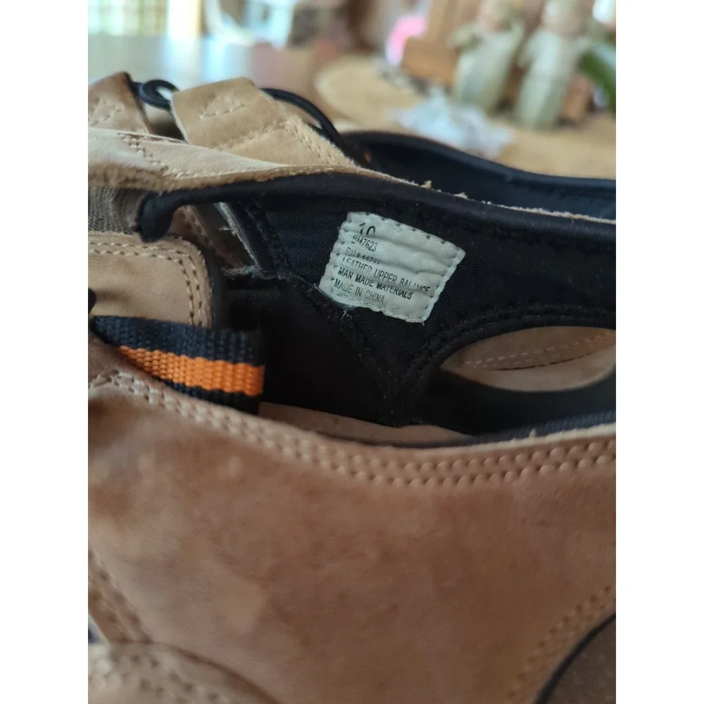 Alpine Design Men Fisherman Sandals Brown Leather Drawstring Size‎ 10
